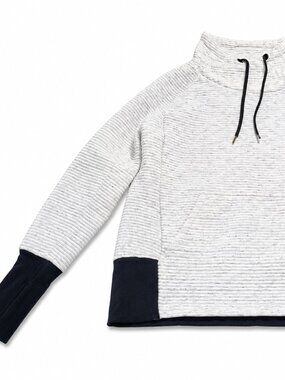 Ribbed Contrast Panel Sweatshirt | Brand Stoic | Size XS | For Women's
